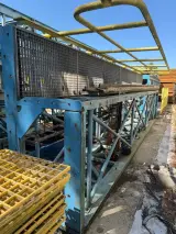 Partij industriële bandtransporteurs / transportbandconstructies, Vakwerk (constructietype), lichtblauw, gedemonteerd, 52m – foto 3 – kavel bij Onlineveilingmeester, Hoogeveen