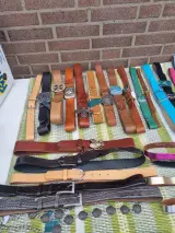 Ca. 100x Lederen riemen, diverse kleuren – foto 3 – kavel bij Onlineveilingmeester, Zutphen