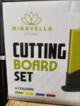 5x Sets met 4 snijplanken, Miravella, groen/geel/blauw/rood – foto 2 – kavel bij Onlineveilingmeester, Zutphen