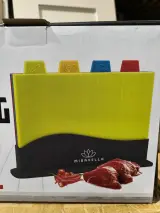 5x Sets met 4 snijplanken, Miravella, groen/geel/blauw/rood – foto 3 – kavel bij Onlineveilingmeester, Zutphen