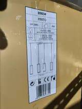 4x Hanglampen met 4 kelken, E27 fitting, diverse soorten, witte kelken – foto 4 – kavel bij Onlineveilingmeester, Zutphen