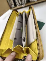 Ca. 17x Lederen dames portefeuilles, oker geel – foto 3 – kavel bij Onlineveilingmeester, Zutphen