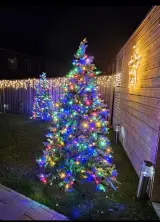 Kunstkerstboom met voet, groen – foto 2 – kavel bij Onlineveilingmeester, Zutphen