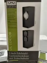 4x Stroom kast met timer, antraciet – foto 2 – kavel bij Onlineveilingmeester, Zutphen