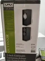 4x Stroom kast met timer, antraciet – foto 4 – kavel bij Onlineveilingmeester, Zutphen