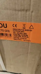 Split airconditioning, 12000 BTU, 3,5 kw, wit – foto 3 – kavel bij Onlineveilingmeester, Zutphen