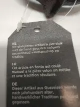 6x Handgegoten gietijzeren deurklopper, Leeuwenkop – foto 4 – kavel bij Onlineveilingmeester, Zutphen