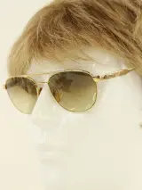 Persol goudkleurige piloten zonnebril (circa 1988–1995) – foto 2 – kavel bij De Kringwinkel, Antwerpen
