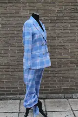 Geruite blazer en broek 'Essentiel Antwerp' – foto 3 – kavel bij De Kringwinkel, Brecht