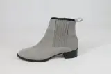 Lichtgrijze Suède enkellaarzen - Atelier Mercadal - Maat 39 – foto 4 – kavel bij De Kringwinkel, Brecht