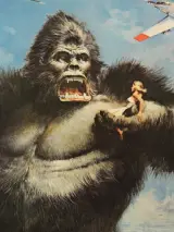 Originele XL King Kong bioscoopposter (1976) – foto 5 – kavel bij De Kringwinkel, Antwerpen