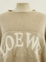 Loewe - oversized trui in cashmere & wol - beige en gebroken wit – foto 5 – kavel bij De Kringwinkel, Antwerpen