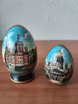 Russisch Matroesjka ei – foto 2 – kavel bij De Kringwinkel, Ieper