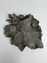 Decoratief metalen blad met engel en luit – kavel bij De Kringwinkel, Gent