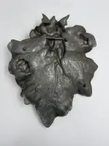 Decoratief metalen blad met engel en luit – foto 2 – kavel bij De Kringwinkel, Gent