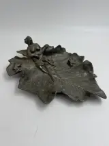 Decoratief metalen blad met engel en luit – foto 3 – kavel bij De Kringwinkel, Gent