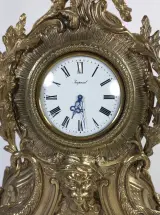 Imperial schouwklok in rococo stijl met quartz uurwerk – foto 4 – kavel bij De Kringwinkel, Turnhout