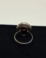 Zilveren ring met onyx steen – foto 4 – kavel bij De Kringwinkel, Aalst