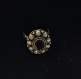 Zilveren ring met onyx steen – foto 5 – kavel bij De Kringwinkel, Aalst