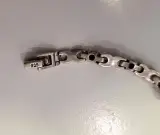 Vintage zilver armband met onyx steentjes – foto 2 – kavel bij De Kringwinkel, Aalst