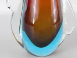 Murano Stijl Glazen Vaas met Rode Kern | Vintage Art Glass – foto 6 – kavel bij De Kringwinkel, Heverlee