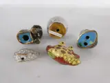 Set van 10 Cloisonné miniatuur vazen en beeldjes – foto 5 – kavel bij De Kringwinkel, Heverlee