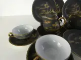 Vintage Japans handgeschilderd theeservies met gouden details – foto 2 – kavel bij De Kringwinkel, Heverlee