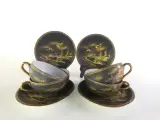 Vintage Japans handgeschilderd theeservies met gouden details – foto 9 – kavel bij De Kringwinkel, Heverlee