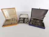Partij van 3 vintage besteksets – kavel bij De Kringwinkel, Heverlee