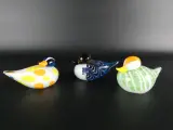 Set van 7 decoratieve glazen vogelfiguren – foto 2 – kavel bij De Kringwinkel, Heverlee