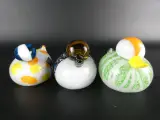 Set van 7 decoratieve glazen vogelfiguren – foto 5 – kavel bij De Kringwinkel, Heverlee