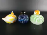Set van 7 decoratieve glazen vogelfiguren – foto 6 – kavel bij De Kringwinkel, Heverlee