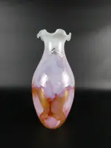 Decoratieve Italiaanse kunstglazen vaas – kavel bij De Kringwinkel, Heverlee