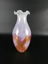 Decoratieve Italiaanse kunstglazen vaas – foto 4 – kavel bij De Kringwinkel, Heverlee
