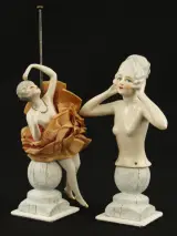Lot van 4 Antieke Porseleinen 'Half-Dolls' – Art Deco, ca. 1920/1930 – foto 7 – kavel bij De Kringwinkel, Antwerpen