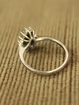 Sterling zilveren entourage ring – foto 4 – kavel bij De Kringwinkel, Antwerpen