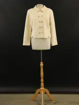 ST. John Klassieke wollen damesblazer met dubbele rij goudkleurige knopen – kavel bij De Kringwinkel, Antwerpen