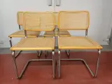 Set van 4 vintage Cesca-stoelen – kavel bij De Kringwinkel, Ninove