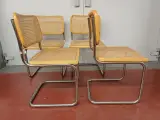 Set van 4 vintage Cesca-stoelen – foto 2 – kavel bij De Kringwinkel, Ninove