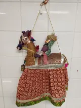 2 Indiase Kathputli-marionetten – foto 3 – kavel bij De Kringwinkel, Liedekerke