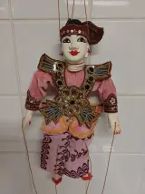 2 Indiase Kathputli-marionetten – foto 8 – kavel bij De Kringwinkel, Liedekerke