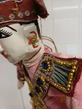 2 Indiase Kathputli-marionetten – foto 10 – kavel bij De Kringwinkel, Liedekerke