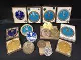 Lot van 16 vintage MAN “Störungsfrei” medailles/badges – kavel bij De Kringwinkel, Ninove