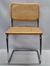 Set van 2 vintage Cesca B32-stoelen - Marcel Breuer design - Made in Italy – foto 3 – kavel bij De Kringwinkel, Gent