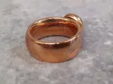 Elegante roségouden damesring met schitterende zirkonia – foto 3 – kavel bij De Kringwinkel, Gent