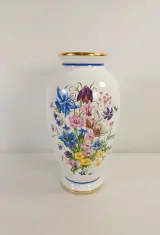 Franklin Mint "Alpine Glory" Chelsea Flower Show vaas – Marjorie Blamey – 1991 – kavel bij De Kringwinkel, Turnhout