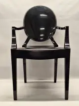 Kartell Louis Ghost by Philippe Starck - Iconische designstoel in diep zwart – foto 2 – kavel bij De Kringwinkel, Gent