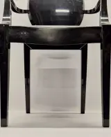 Kartell Louis Ghost by Philippe Starck - Iconische designstoel in diep zwart – foto 6 – kavel bij De Kringwinkel, Gent