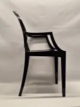Kartell Louis Ghost by Philippe Starck - Iconische designstoel in diep zwart – foto 7 – kavel bij De Kringwinkel, Gent