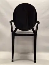 Kartell Louis Ghost by Philippe Starck - Iconische designstoel in diep zwart – foto 8 – kavel bij De Kringwinkel, Gent